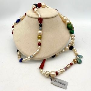 Vintage Chico's Freshwater Pearl Necklace